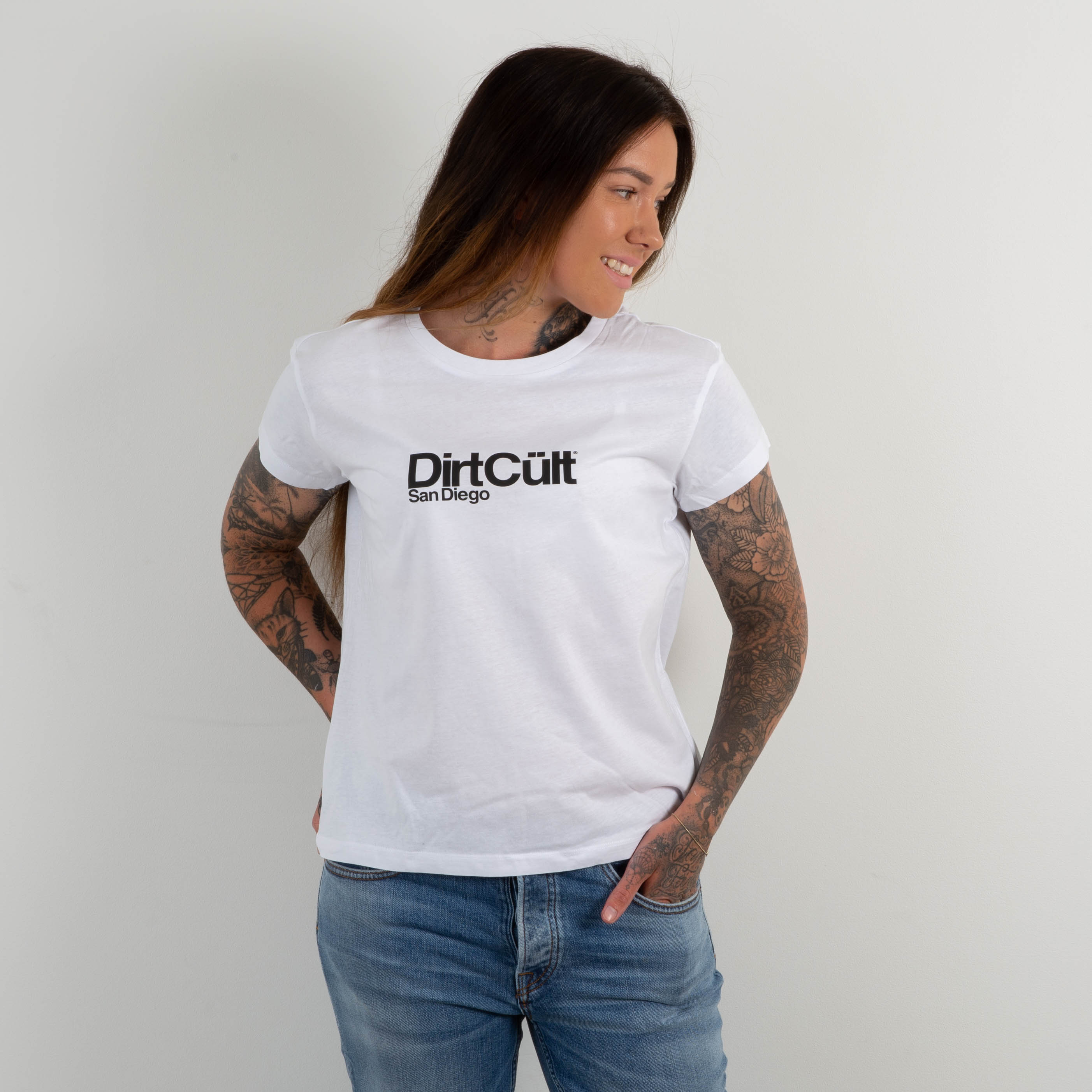 DirtCult Ivy Square Tee DCSD - White