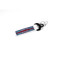 Martini Racing Leather Keychain