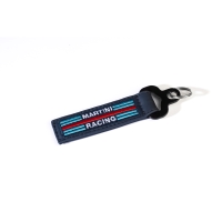 Martini Racing Leather Keychain